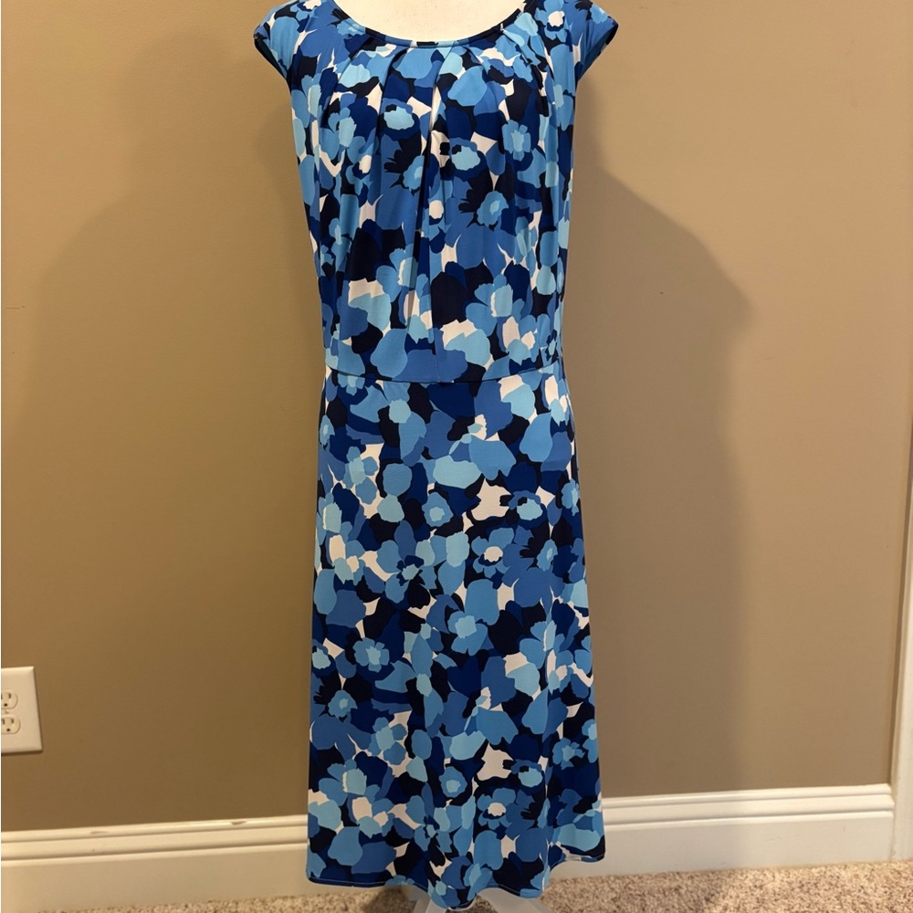 Floral Blue Dress